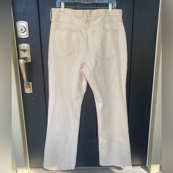 J.Crew Jeans Full-length Demi-boot Jean—Ecru—Size 31 (US) - Picture 10 of 12